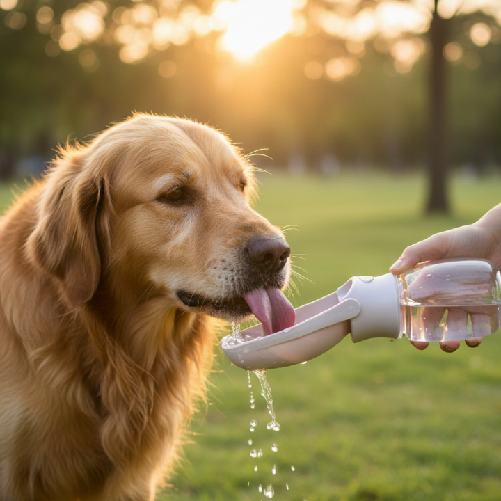 Dog Water Bottle Portable Travel Drinking Dispenser