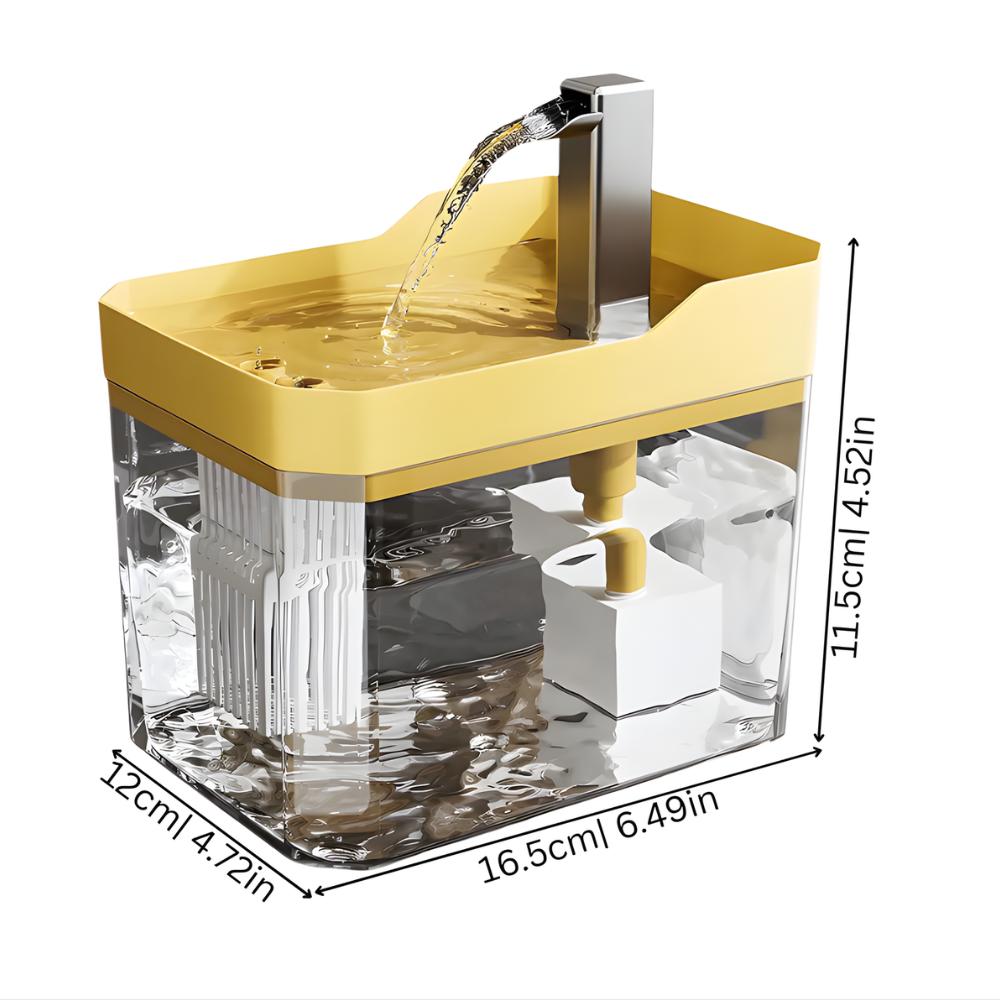 Cat Water Fountain Automatic Pet Drinking Fountain with Filtration Pump