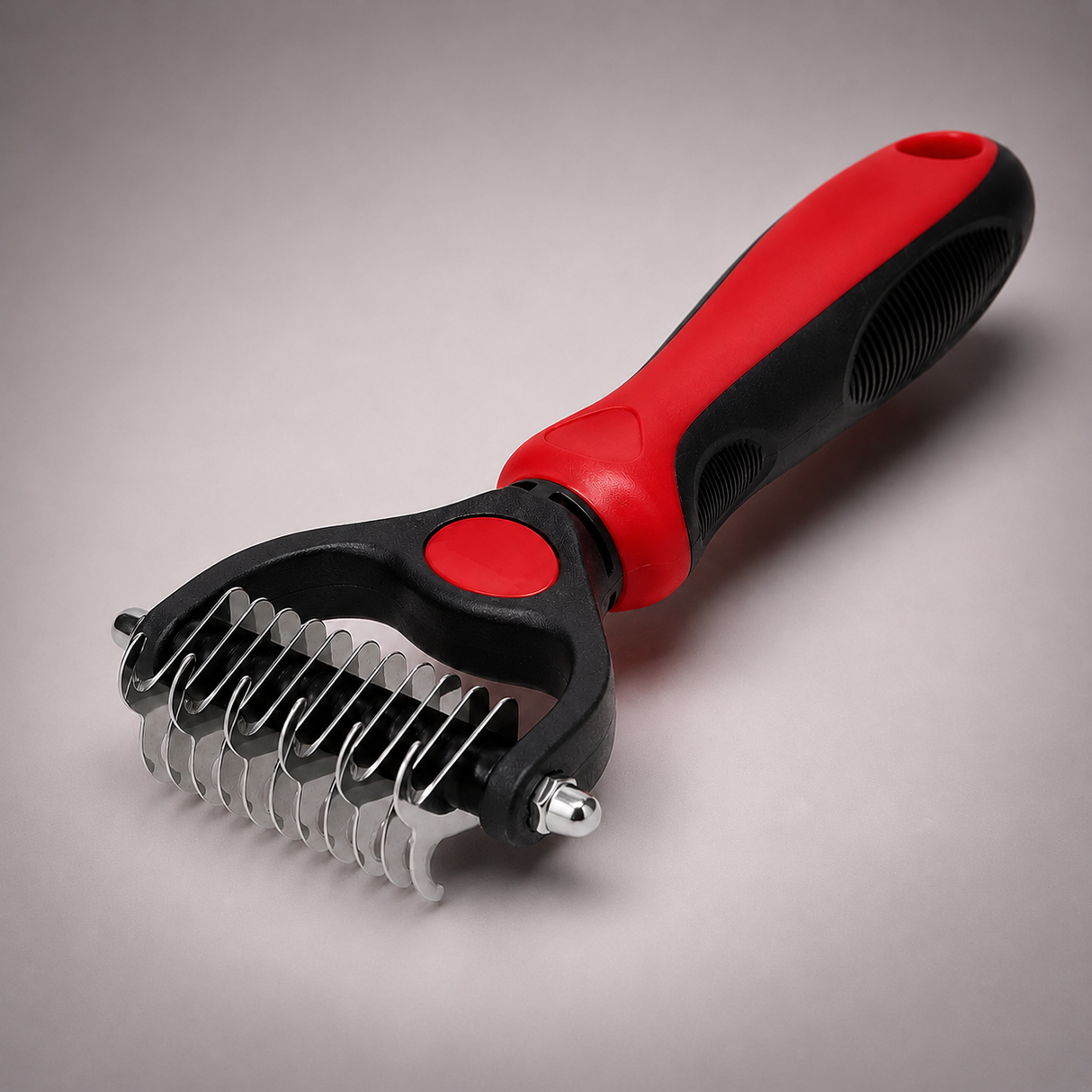 Pet Grooming Brush - Double Sided Dog and Cat Hair Grooming Brush