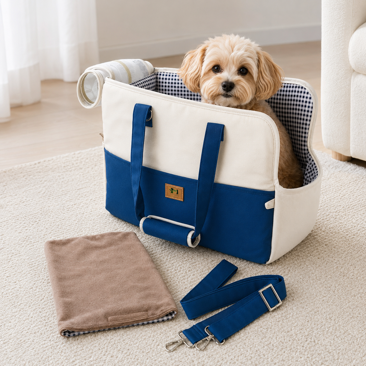 Dog Carrier Bag - Breathable Travel Shoulder Dog Carrier Bag