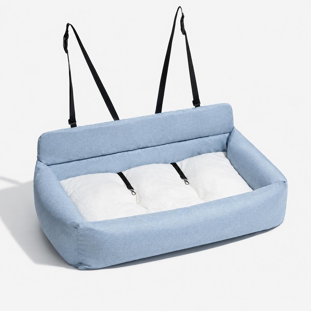 Dog Car Seat - Large Waterproof Bolster Dog Car Seat Carrier