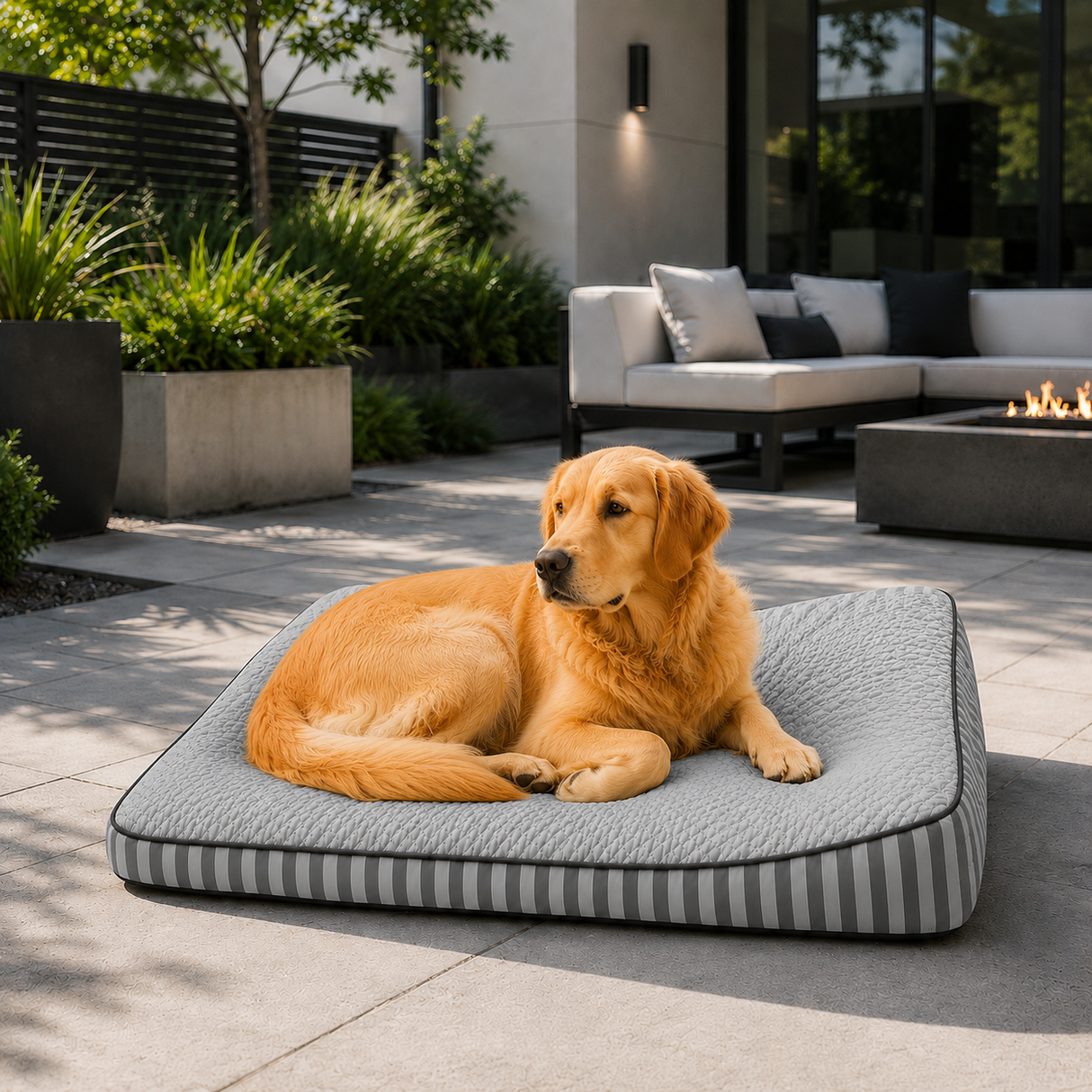 Dog Cooling Bed Outdoor Waterproof Non Slip Summer Mat