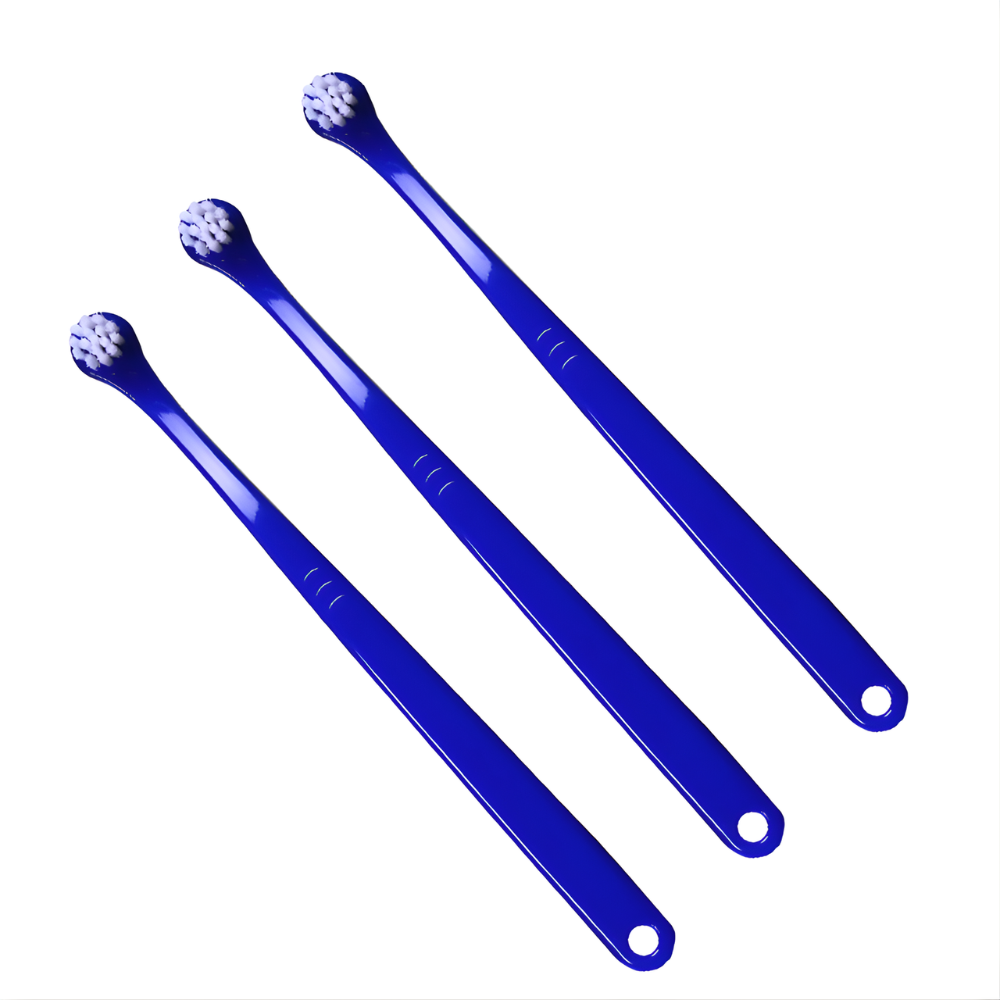 Dog Toothbrush Soft Bristle Pet Dental Care Teeth Cleaning (3-Pack)