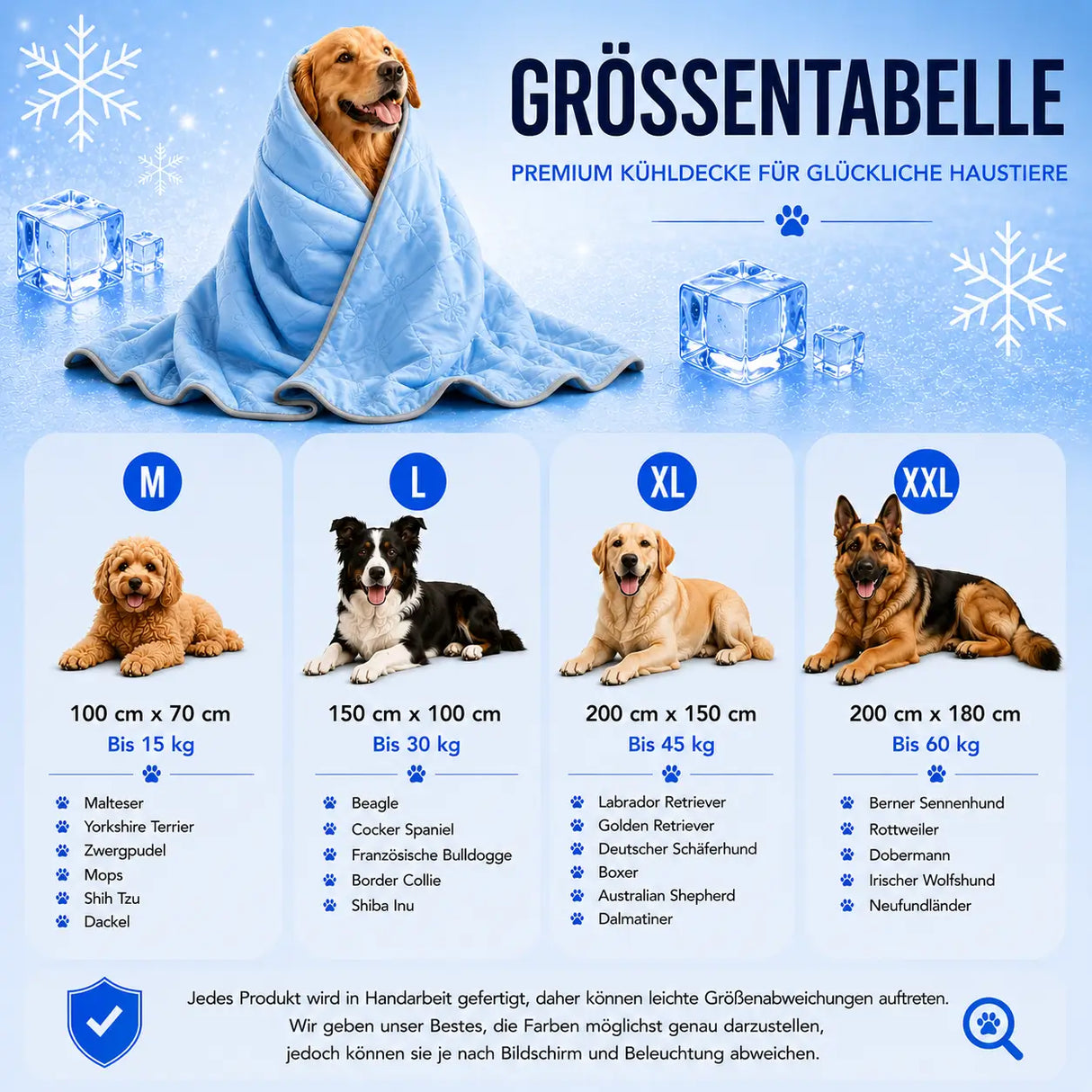 Pet Cooling Blanket - Cooling Blanket For Dogs and Cats