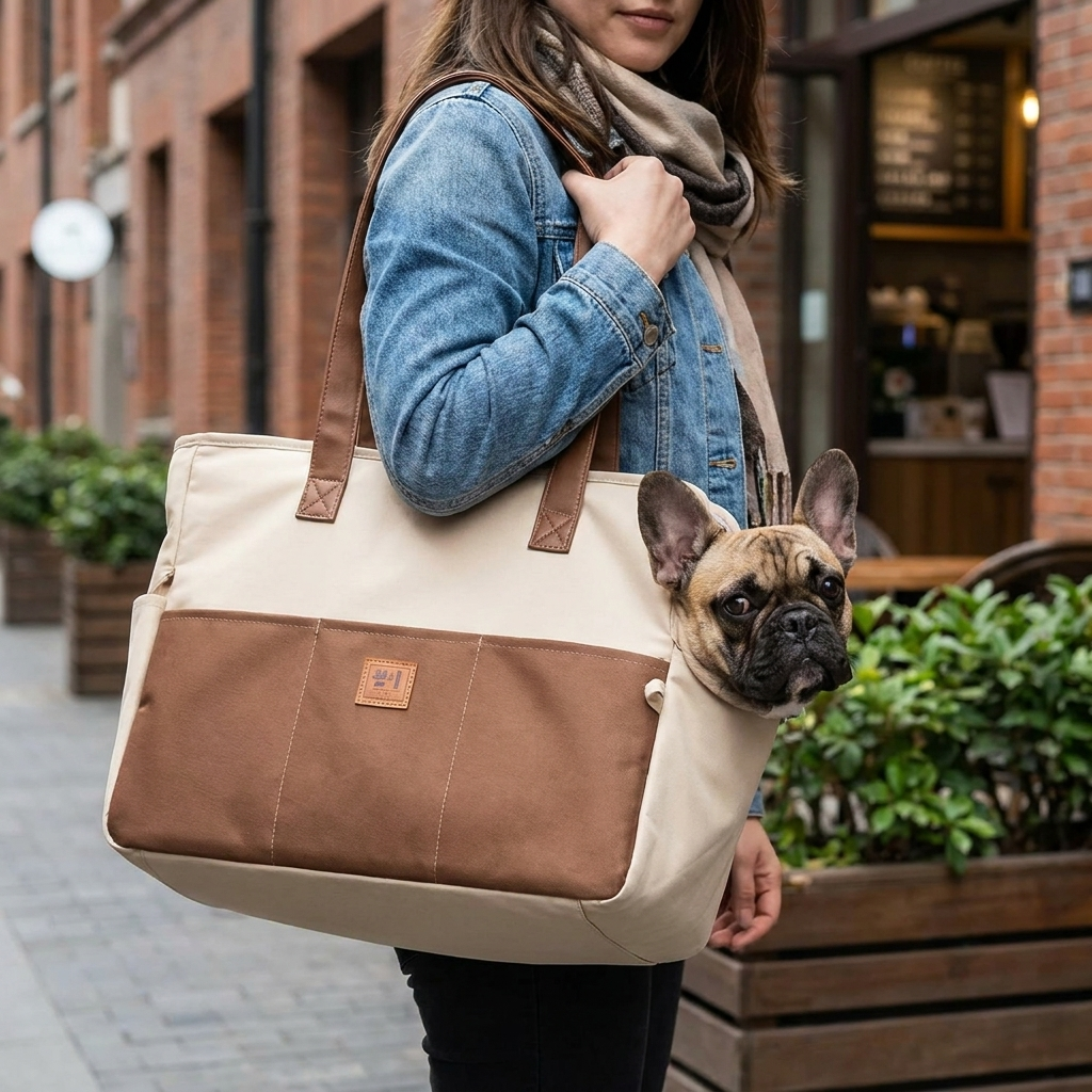 Dog Carrier Bag - Breathable Travel Shoulder Dog Carrier Bag