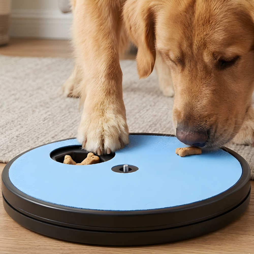 Automatic Dog Feeder Timed Rotating Tray Portion Control