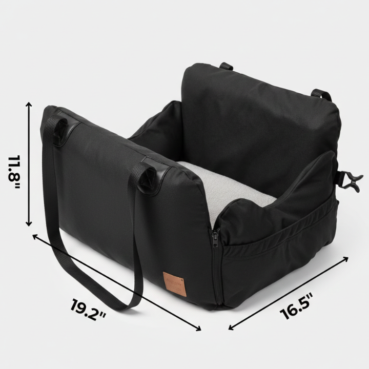 Dog Car Seat Travel Carrier Booster Pet Bed