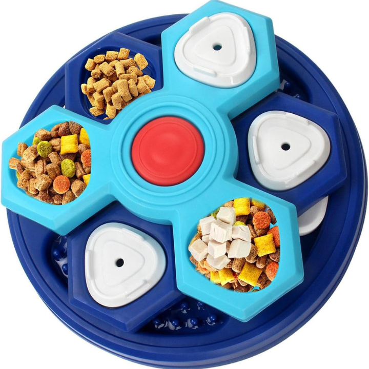 Dog Treat Feeder Interactive Enrichment Puzzle Bowl