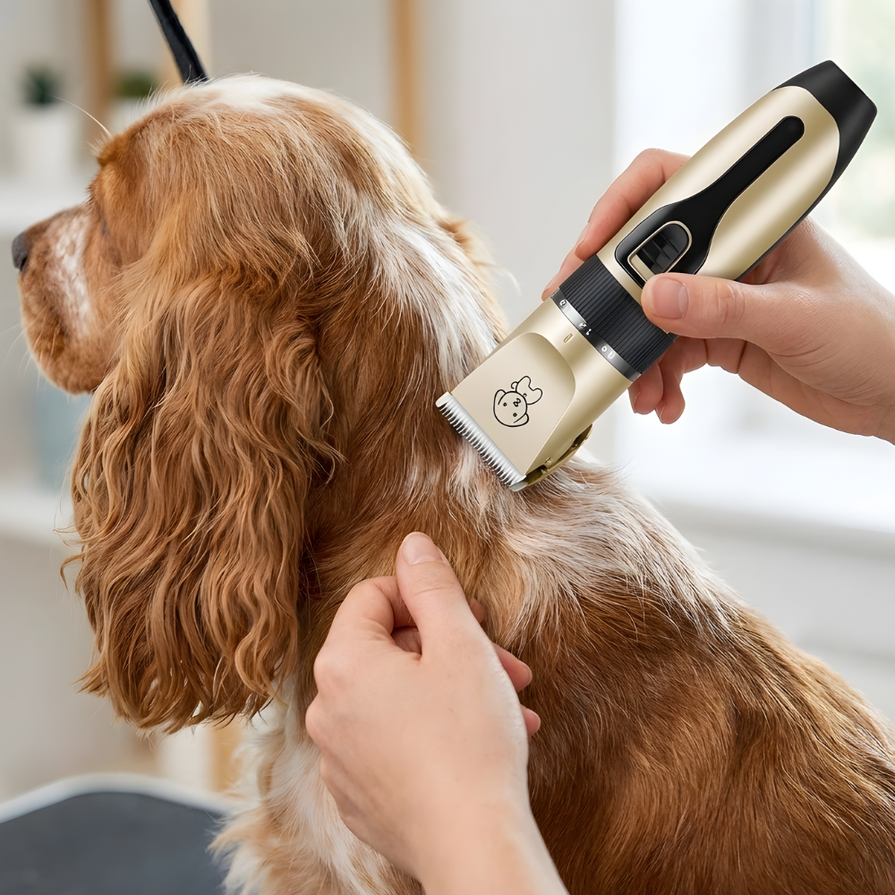 Cordless Dog Grooming Clippers Quiet Low Noise Home Kit
