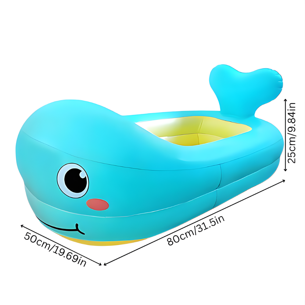 Inflatable Dog Pool Float Ride On Whale Summer Water Toy