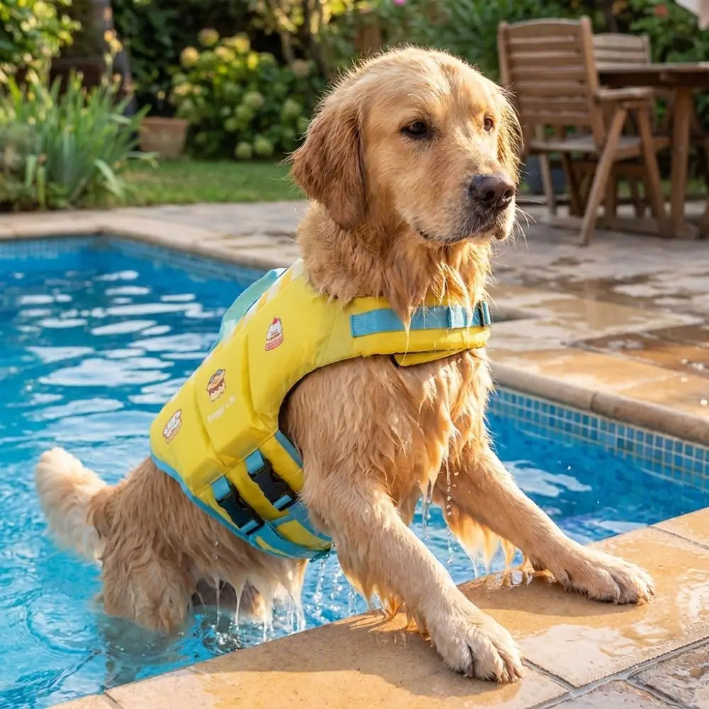 Dog Life Jacket - Extra Padding Dog Life Jacket