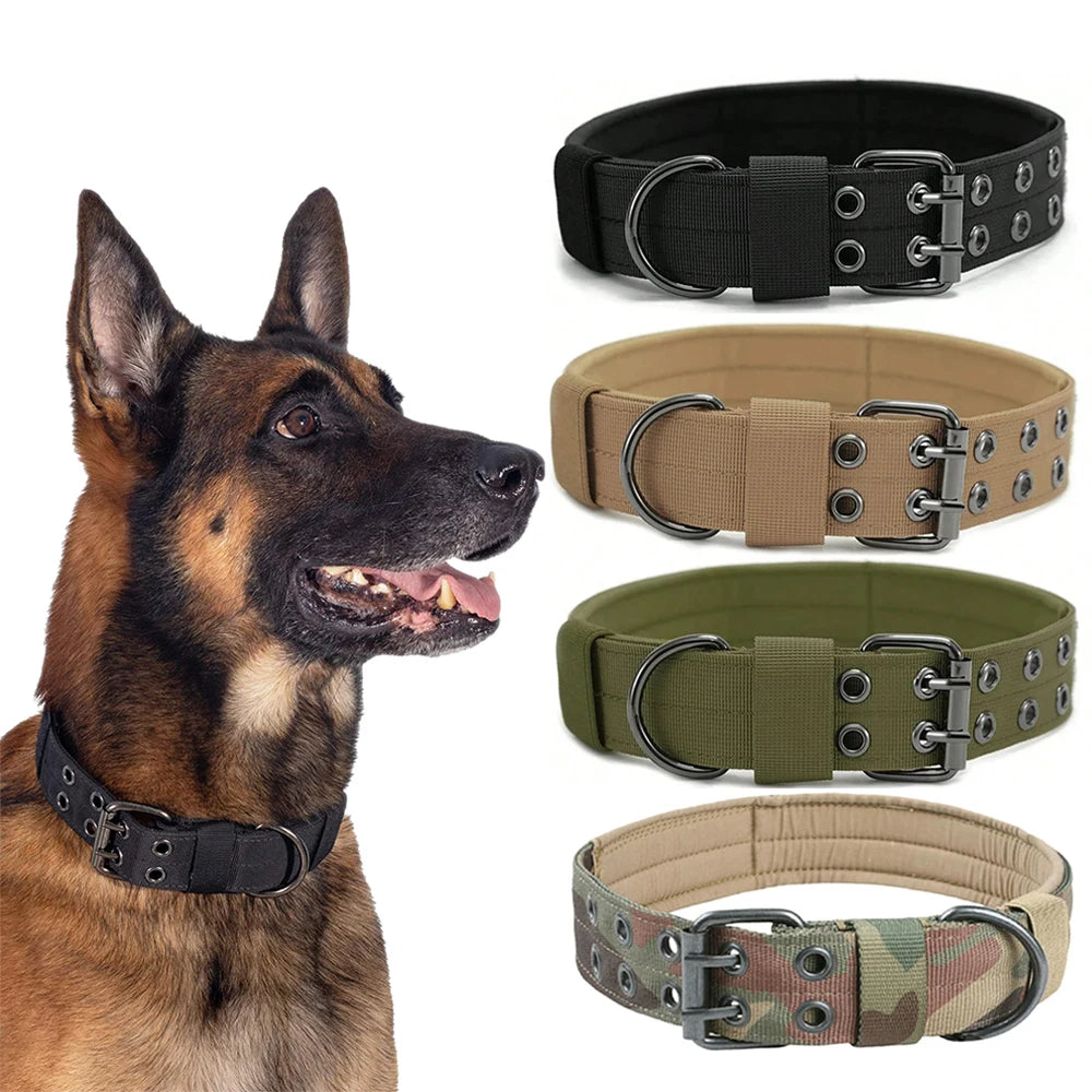 Tactical Dog Collar Heavy Duty For All Dog Sizes