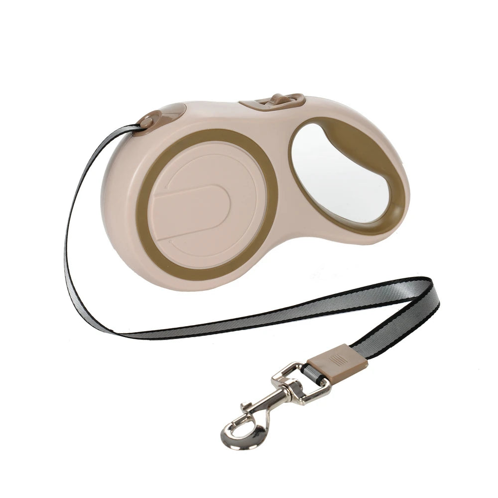 Retractable Dog Leash Ergonomic Loop Handle With Auto Lock