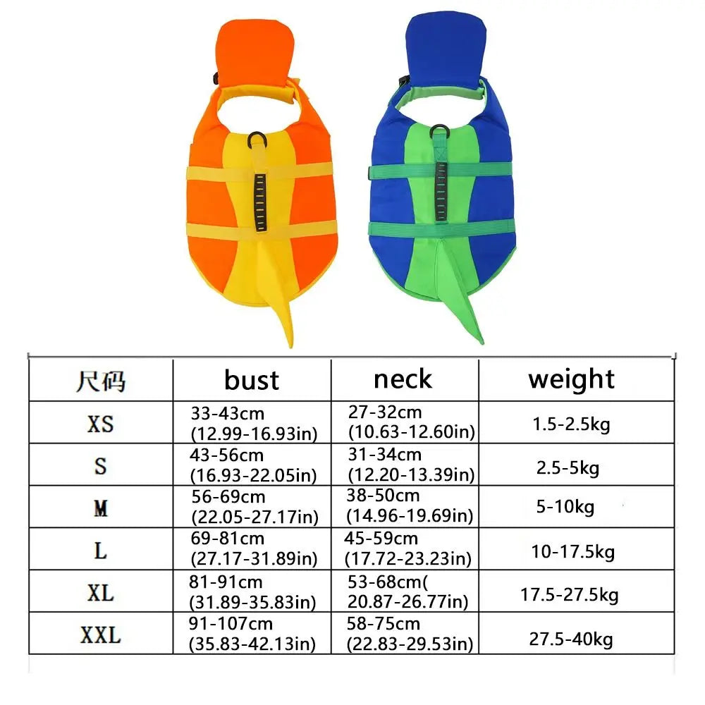 Dog Life Jacket - Float Coat Dog Life Jacket For Swimming Safety