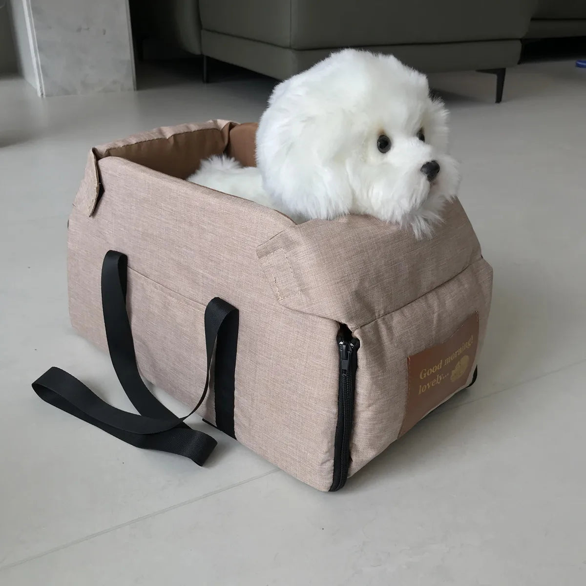 Dog Travel Carrier Bag Soft Pet Tote with Handles