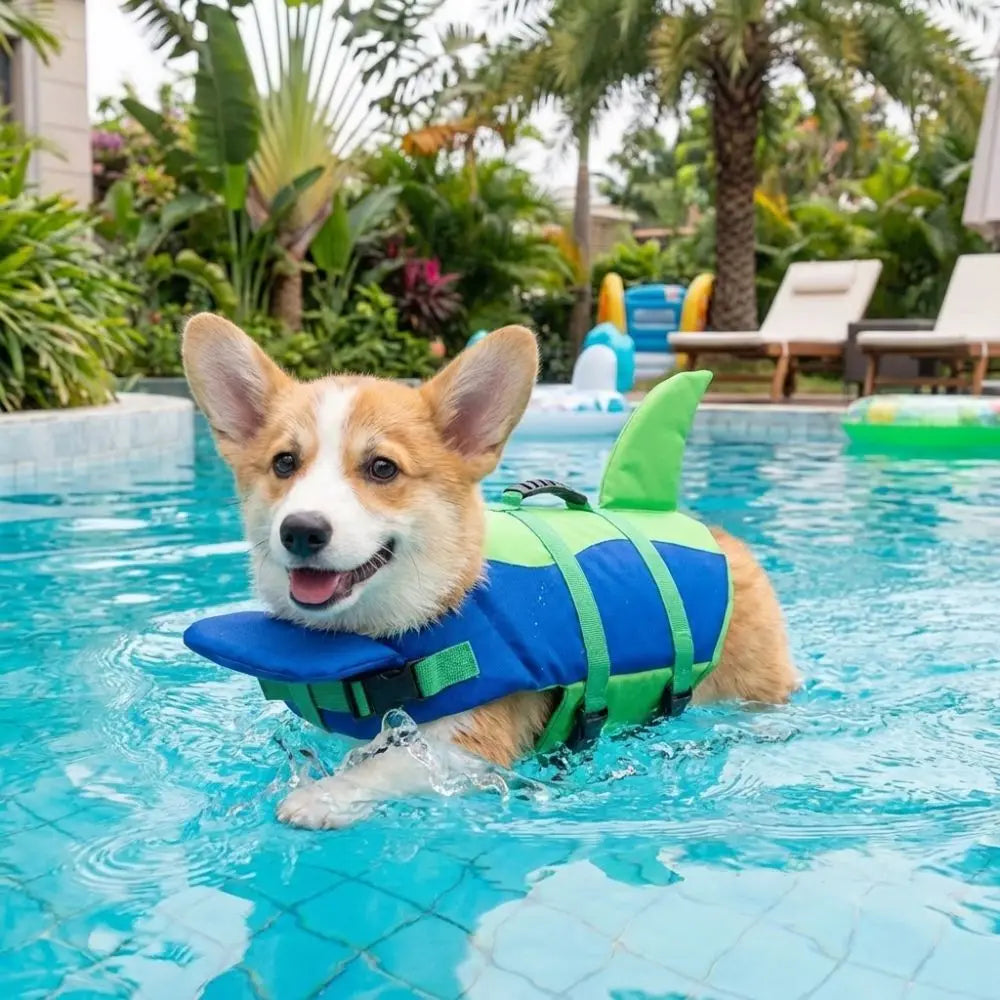 Dog Life Jacket - Float Coat Dog Life Jacket For Swimming Safety
