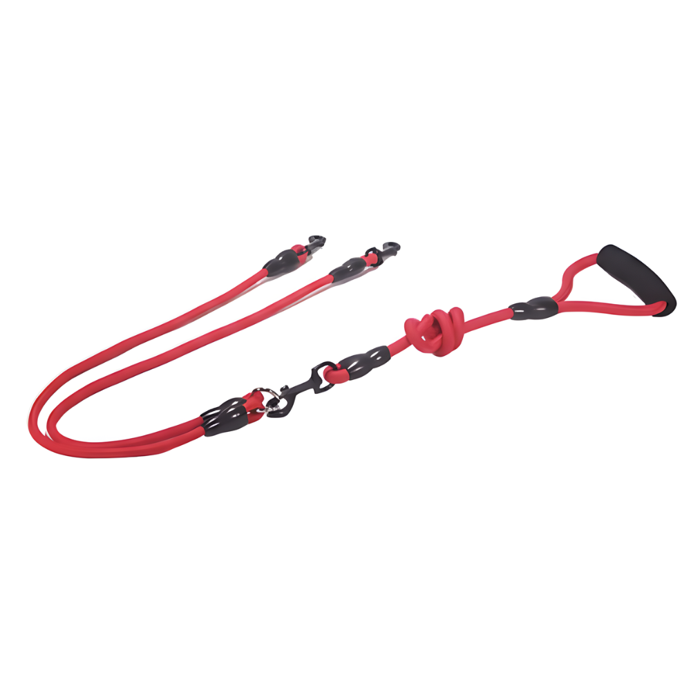 Double Dog Lead Coupler Twin Two Dogs Walking Splitter