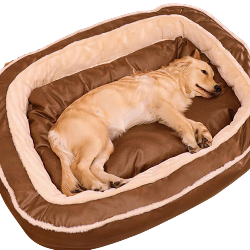 Comfortable Dog Bed Washable Extra Plush Sofa Deep Cushion Bolster Pet Bed