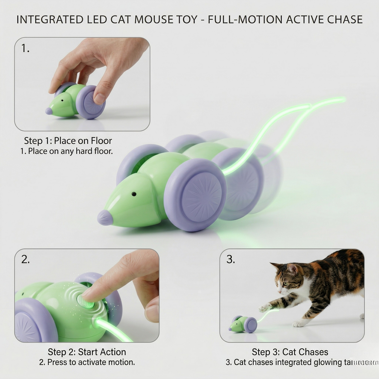 Interactive Cat toy - Mouse Toy for Cats