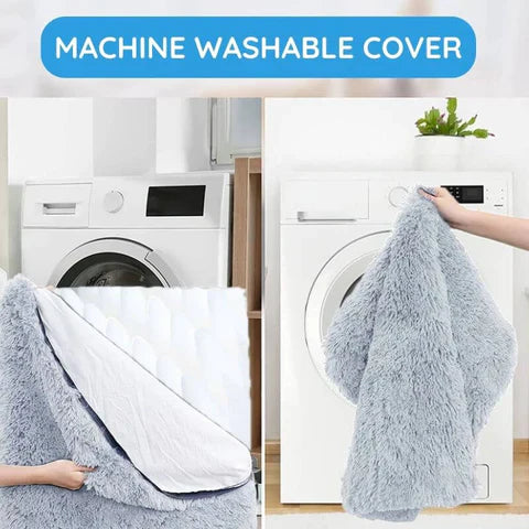 Soft Fur Dog Bed Mat Plush Fluffy Pet Cushion