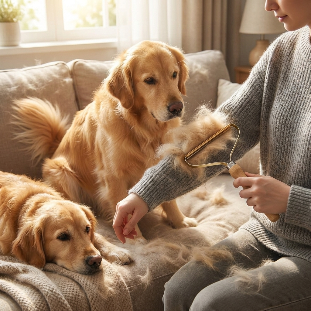 Dog Hair Remover Roller Reusable Sofa Lint Brush