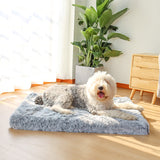 Soft Fur Dog Bed Mat Plush Fluffy Pet Cushion