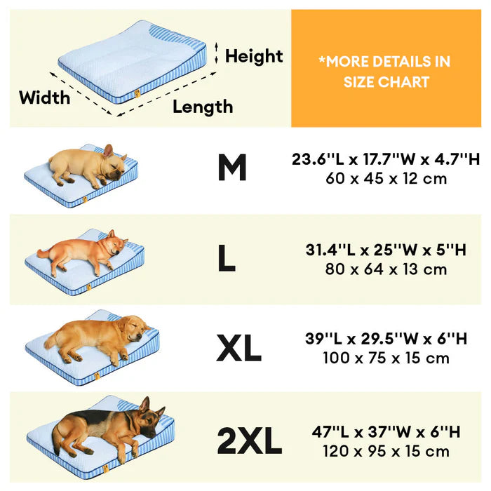 Dog Cooling Bed Outdoor Waterproof Non Slip Summer Mat