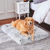 Soft Fur Dog Bed Mat Plush Fluffy Pet Cushion