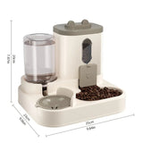 Automatic Pet Feeder - 2 in 1 Dog and Cat Feeder with Water Dispenser