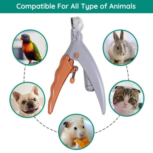 Cat Nail Clippers with LED Light Pet Claw Trimmer Tool