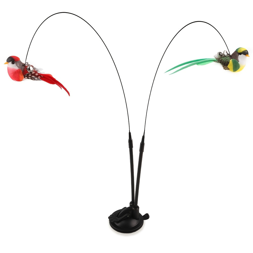 Interactive Cat Toy - Cat Wand Bird Feather Toy