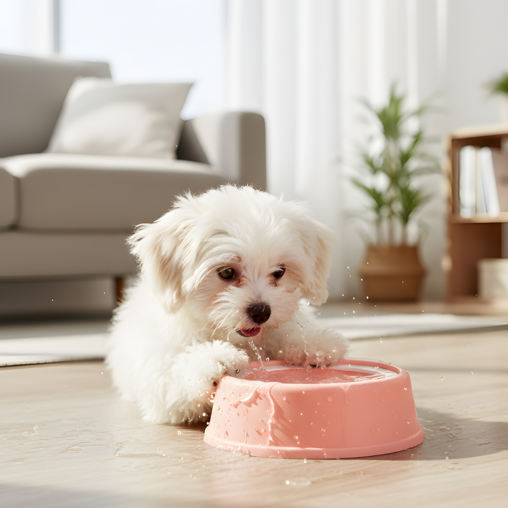 Dog Anti Spill Indoor Pet Drinking Bowl