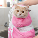 Cat Bathing Bag Mesh Grooming Restraint Bag for Washing