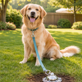 Dog Ground Stake Anchor Tie Out Leash Holder Outdoor Yard