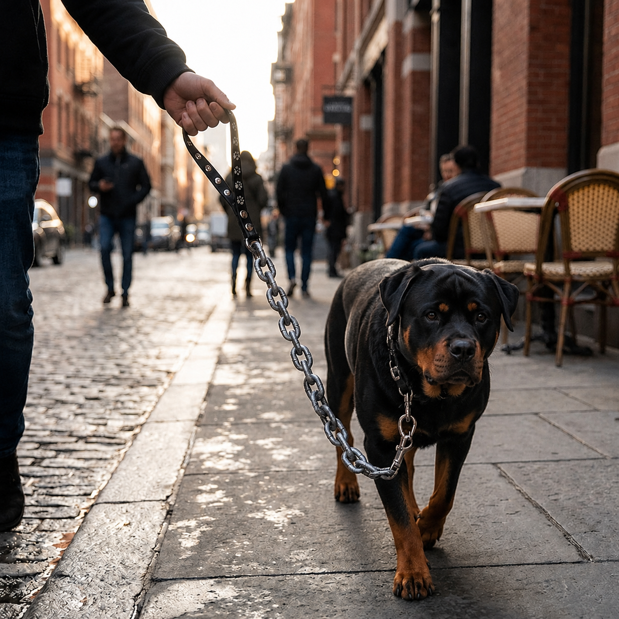 Dog Leash - Heavy Duty Anti Chew Dog Chain Leash