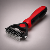Pet Grooming Brush - Double Sided Dog and Cat Hair Grooming Brush