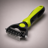 Pet Grooming Brush - Double Sided Dog and Cat Hair Grooming Brush