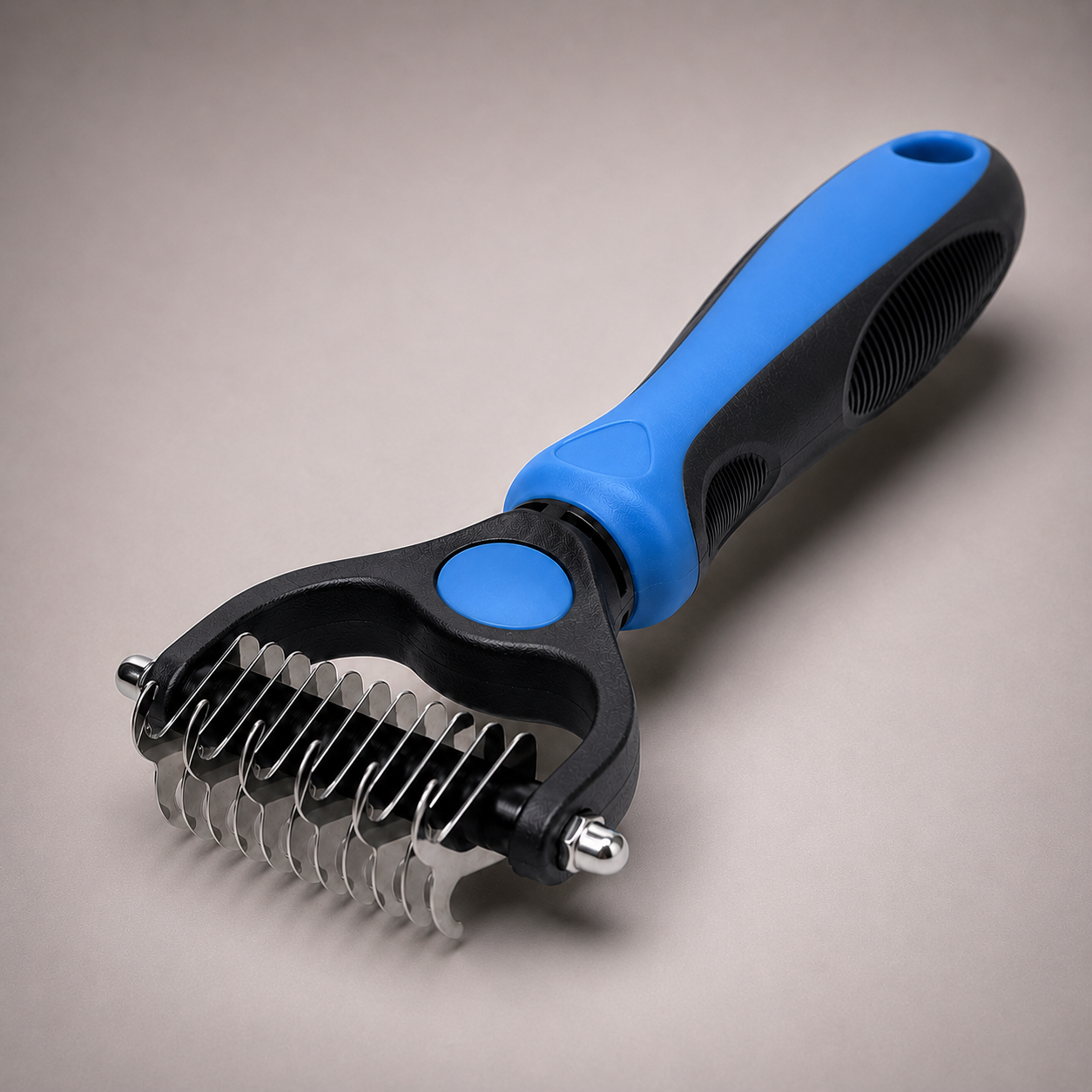 Pet Grooming Brush - Double Sided Dog and Cat Hair Grooming Brush