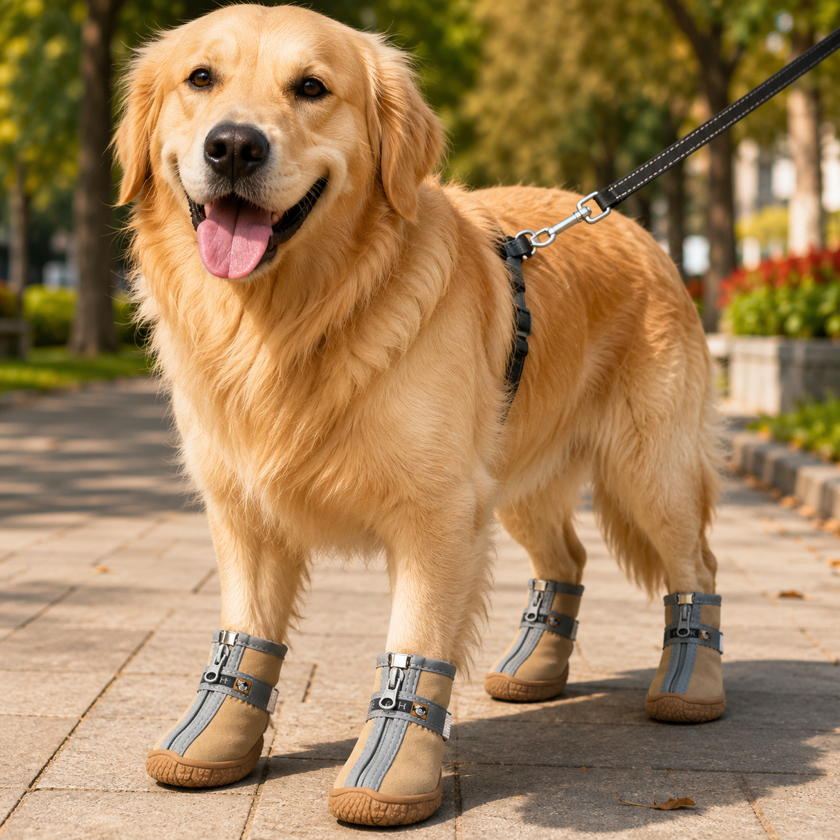 Dog Shoes - Lightweight and Breathable Outdoor Booties For Puppies and Dogs