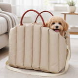 Pet Carrier Bag - Portable and Comfortable Dog and Cat Travel Bag and Car Seat Carrier