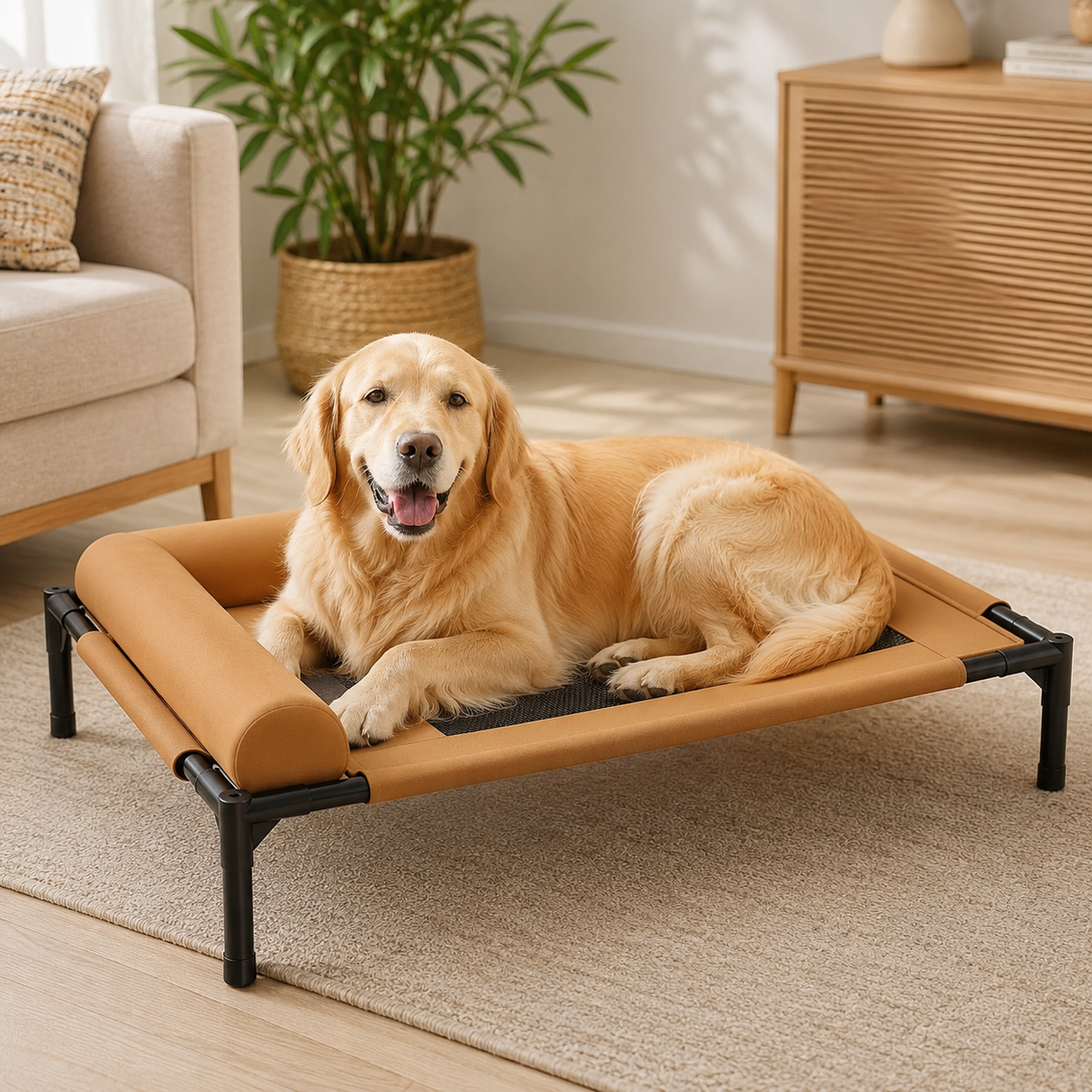 Elevate Dog Bed - Large Raised Pet Bed for Dogs and Cats