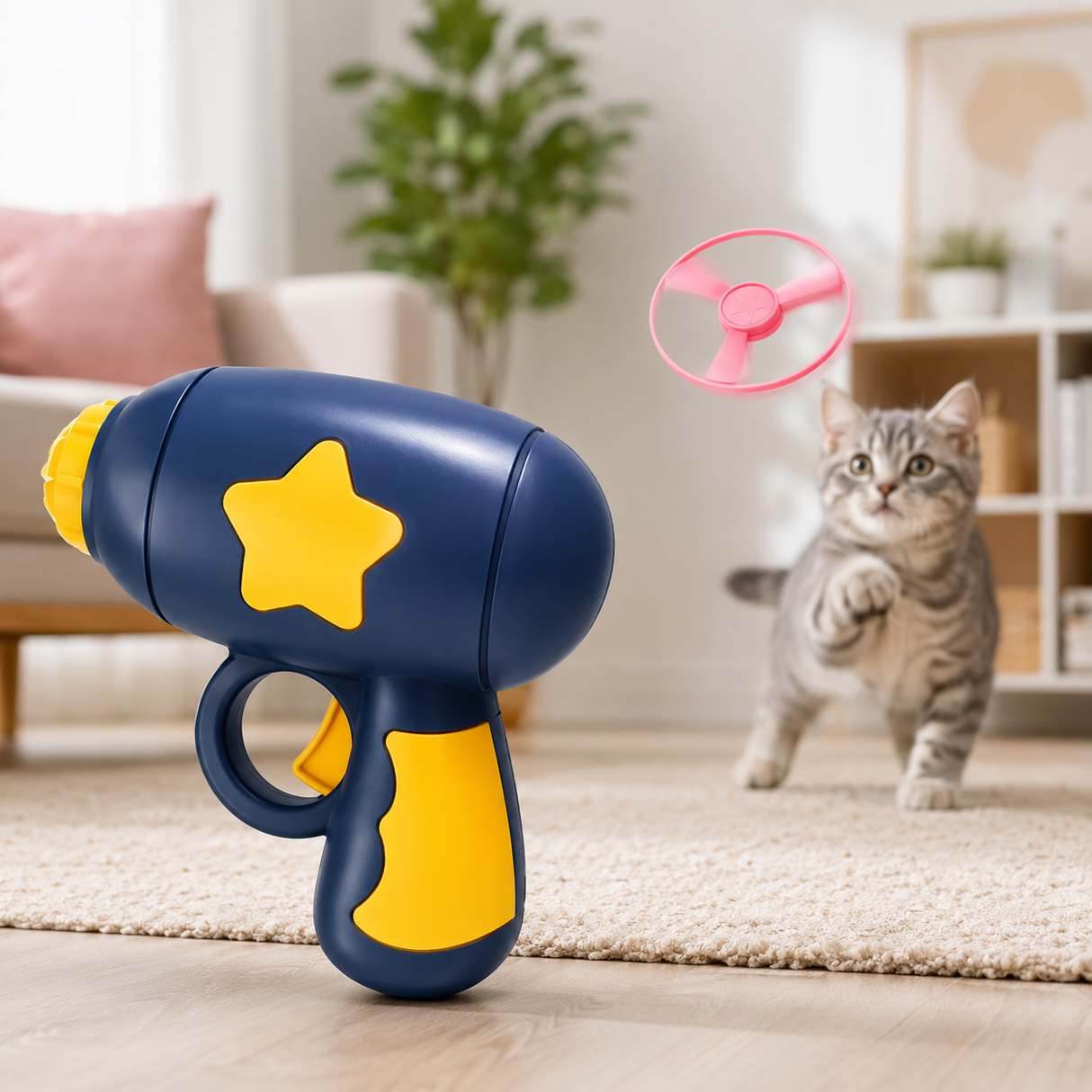 Interactive cat toy - Flying Disc Toy For Your Cats