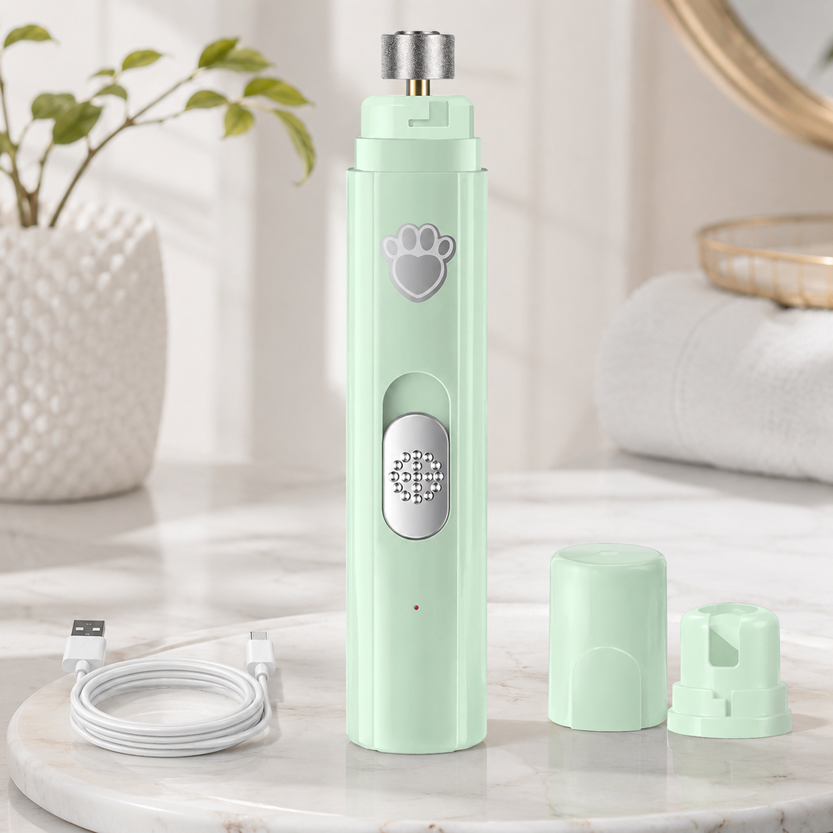 Electric Pet Nail Grinder - Painless Dog and Cat Nail Trimmer For Easy Grooming