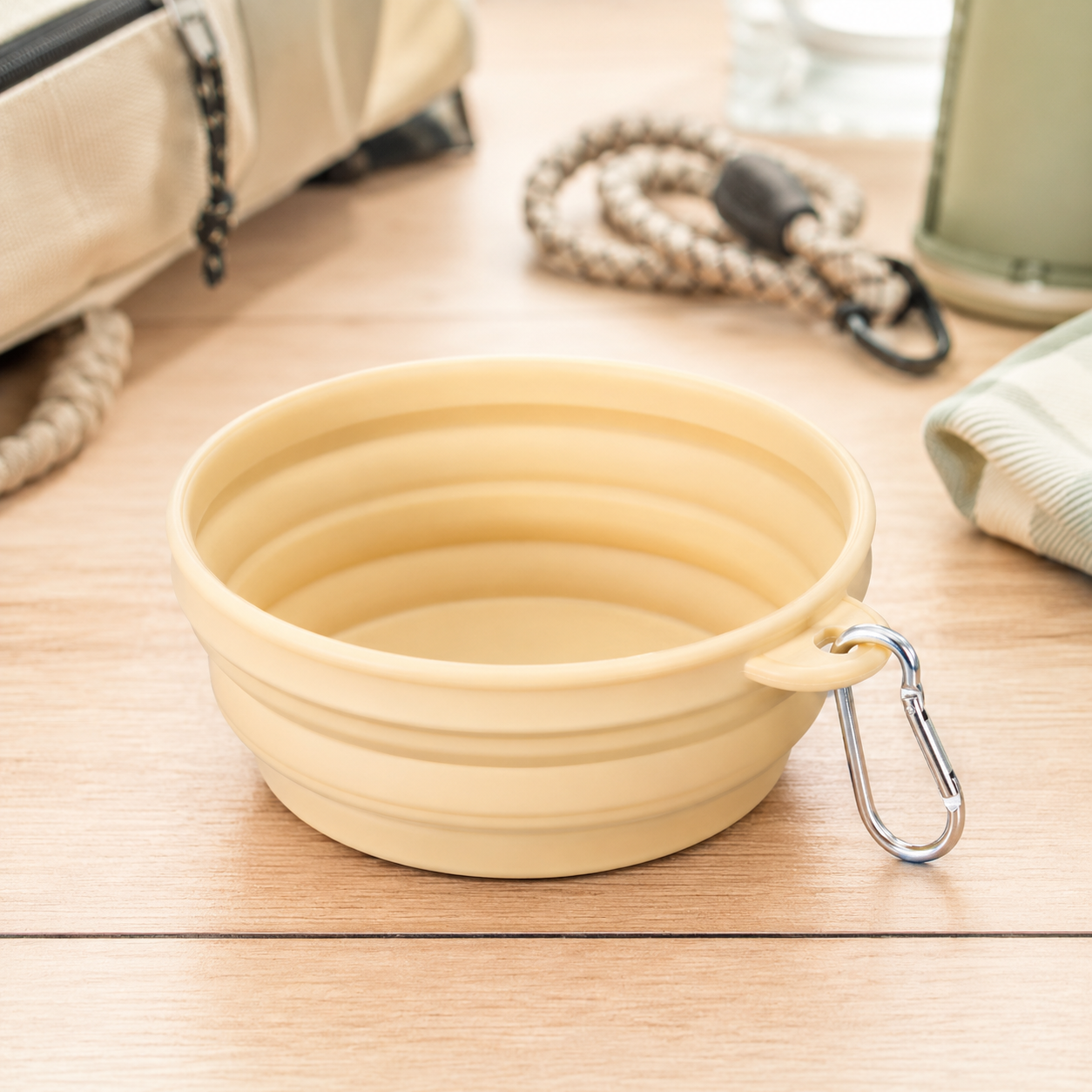 Pet Bowl - Portable Foldable Bowl For Cats and Dogs Outdoor Travel Silicone Bowl