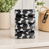 Dog Waste Bags - 4Rolls/60Pcspcs Portable Doggie Bags, Outdoor Poop Bags, Leak Proof Bags