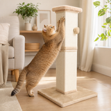 Tall Cat Scratching Post – Natural Sisal Pole for Cats
