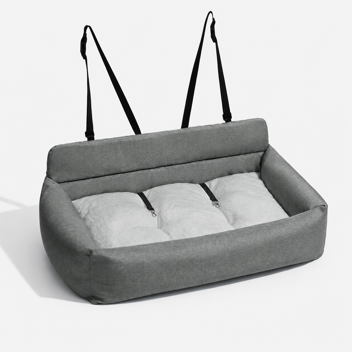Dog Car Seat - Large Waterproof Bolster Dog Car Seat Carrier