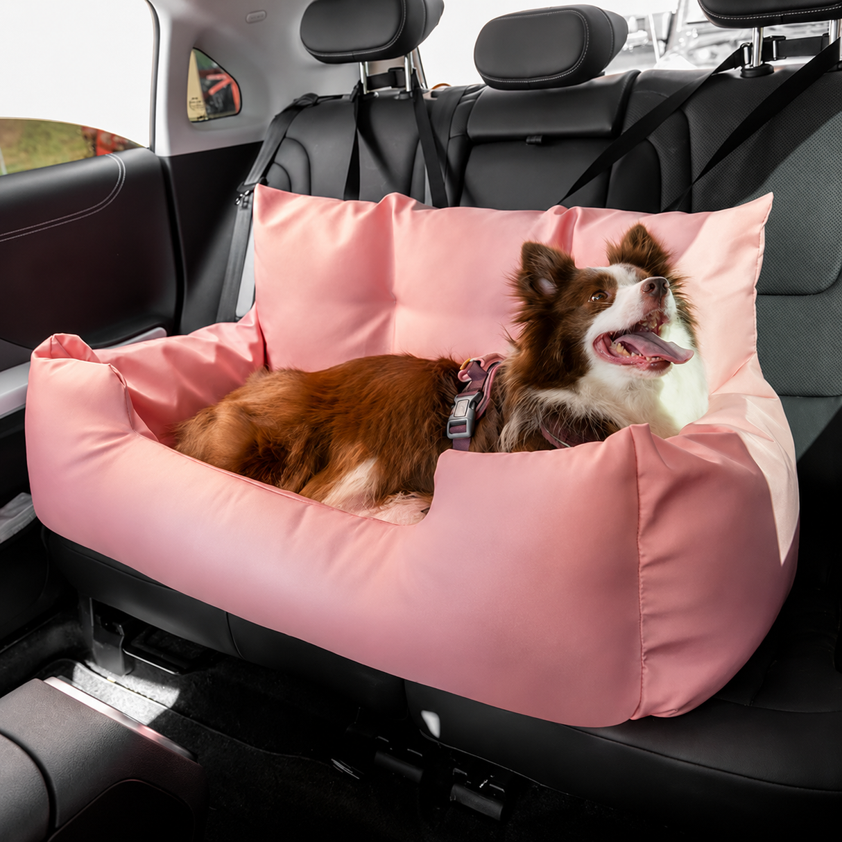 Safety Waterproof Bolster Large Dog Car Seat Bed