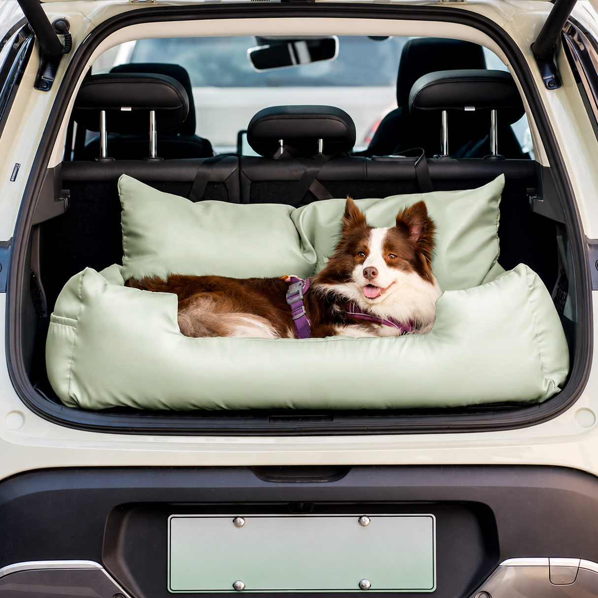 Safety Waterproof Bolster Large Dog Car Seat Bed