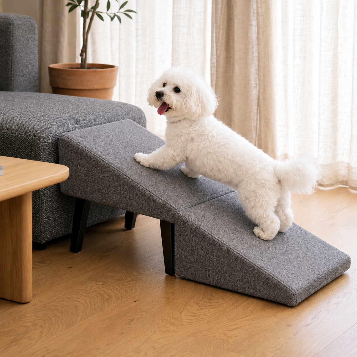 Dog Ramp - Wooden Dog Stair Steps